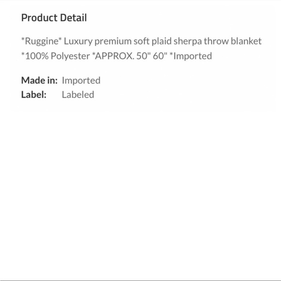 SHERPA BLANKET FOR CUDDLING  NWT - Picture 12 of 12